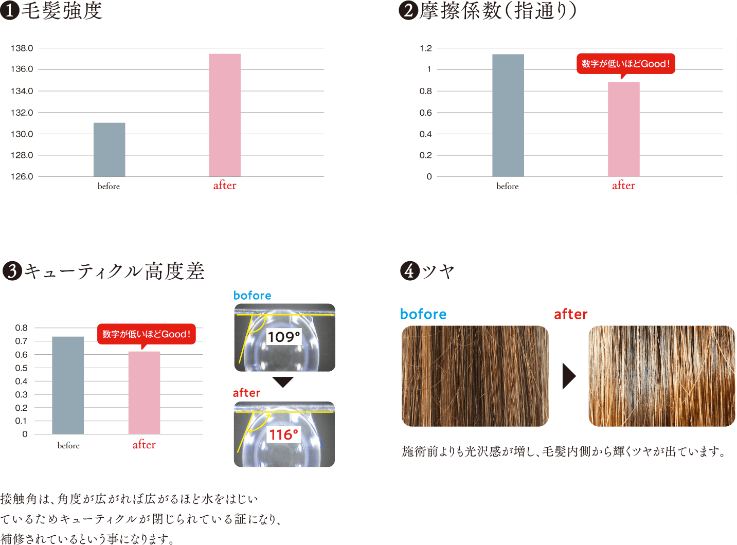 毛髪評価試験